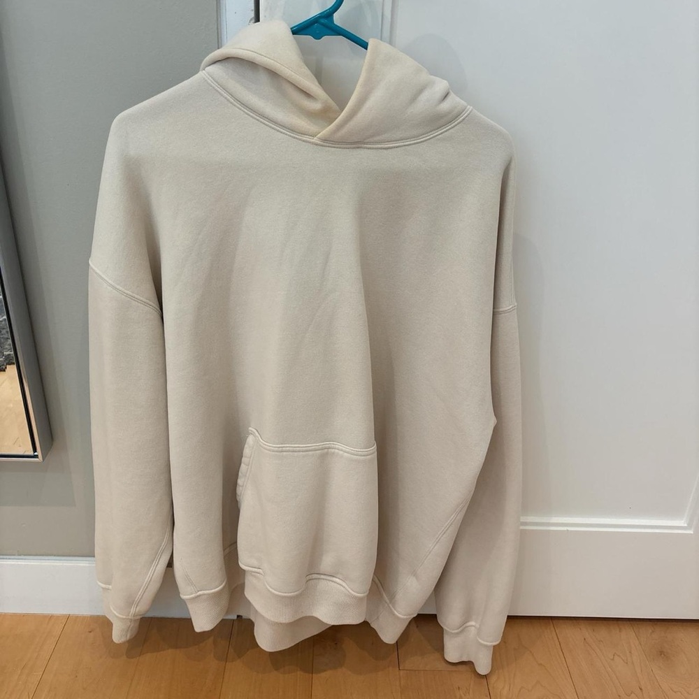 Abercrombie & Fitch Off-White Oversized Hoodie